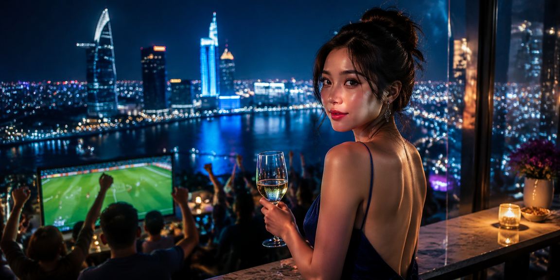 Người dùng tại TP Hồ Chí Minh đọc điều khoản trên điện thoại trong quán cà phê